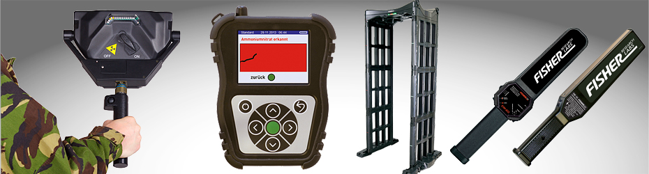 explosive, drug and metal detectors