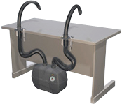 Fume extractor+desk